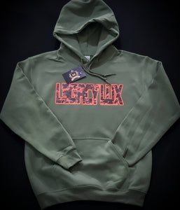Legacy Lux Hoodie in Army Green & Camo